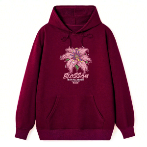 Blossom Lily Floral Classic Hoodie