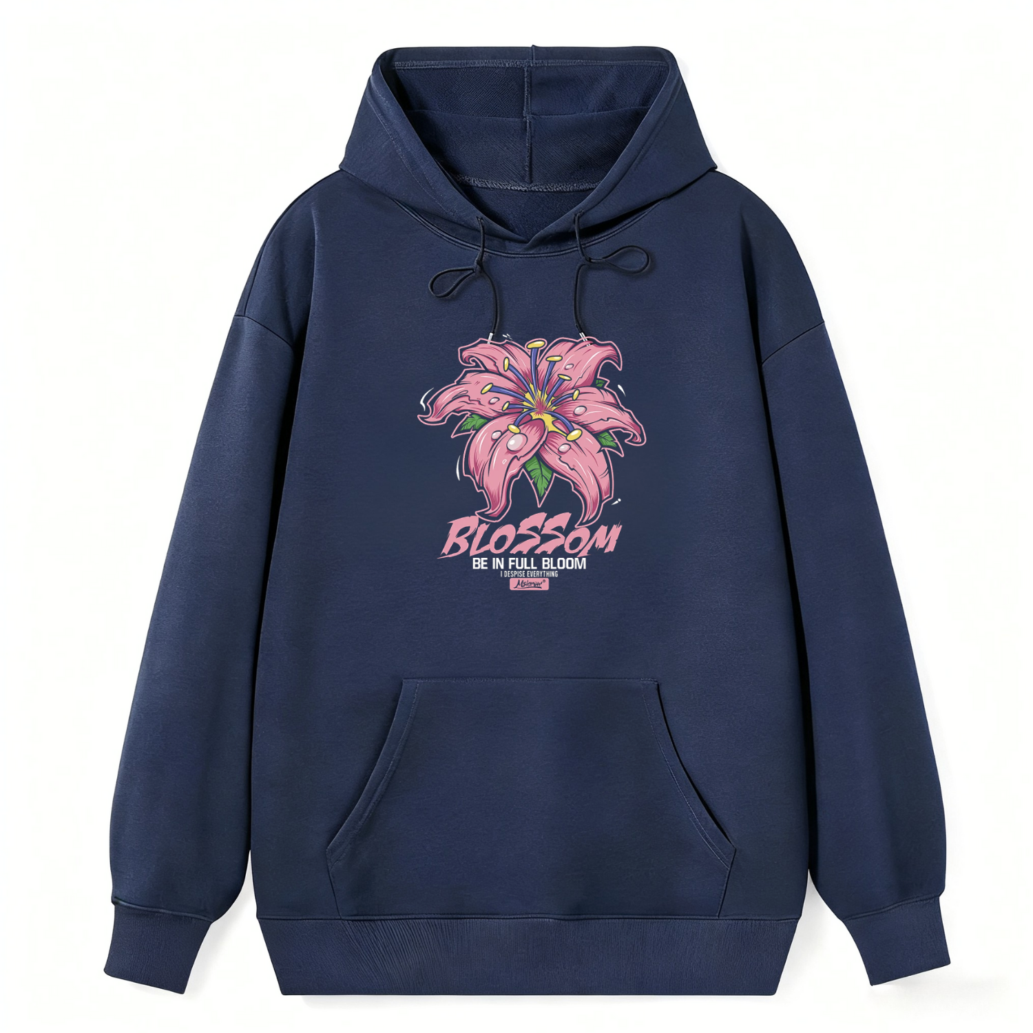 Blossom Lily Floral Classic Hoodie - Image 3