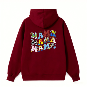 Mama Collage Cartoon Classic Hoodie