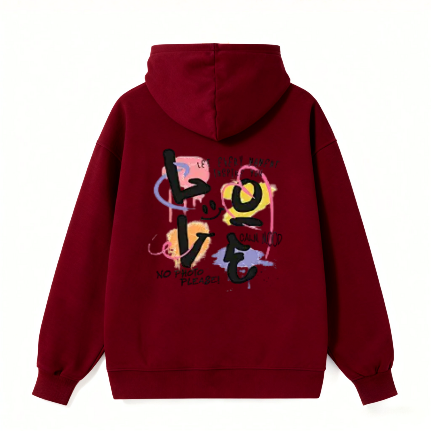 Love Graffiti Art Classic Hoodie - Image 3