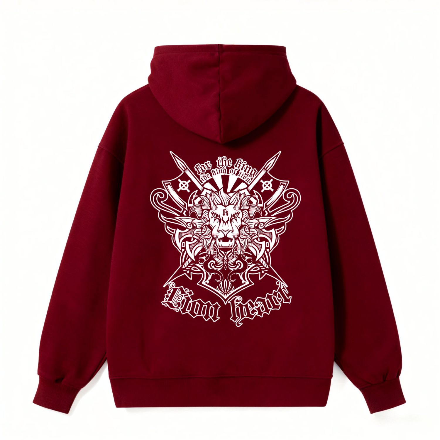 Lion Heart Gothic Classic Hoodie - Image 3