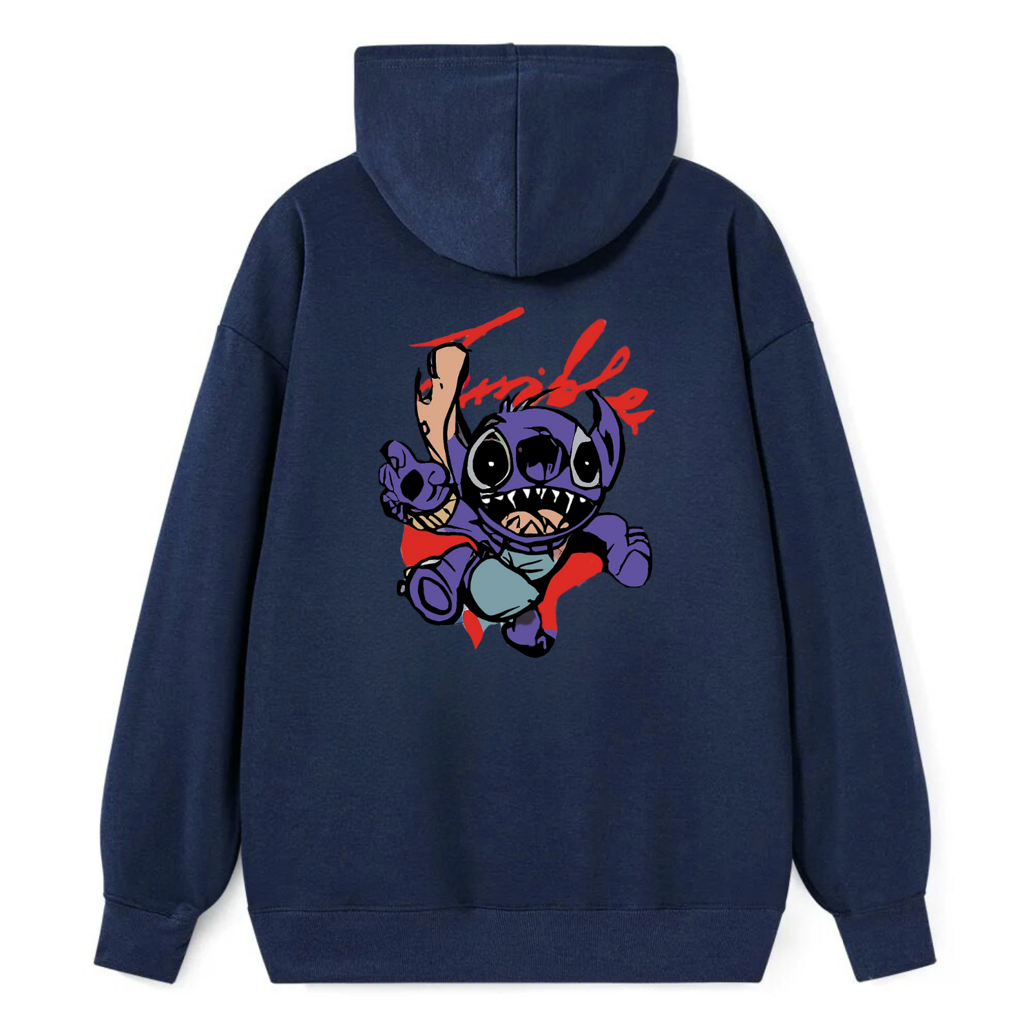 Stitch Trouble Punk Classic Hoodie - Image 3